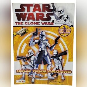 (2009) Star Wars: The Clone Wars- Hold Your Ground- Bendon Big Fun Coloring Book